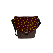 A mini bolsa mensageiro feita sob encomenda do ric