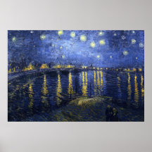 A noite estrelado (Van Gogh) Posters