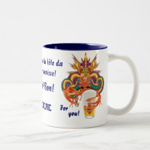 A opinião francesa dos lagostins do carnaval suger caneca