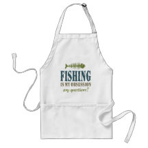 A pesca é minha obsessão avental