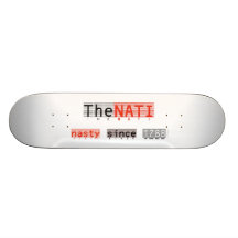 A plataforma desagradável do skate de NATI