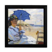 A praia em Trouville Claude Monet Porta Jóia