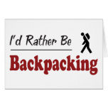 A preferencialmente Backpacking Cartoes
