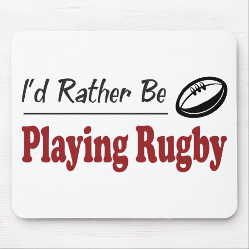 A preferencialmente esteja jogando o rugby mouse pad