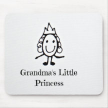 A princesa pequena da avó mousepads