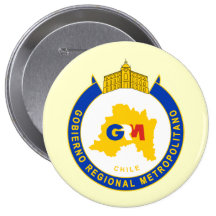 a região metropolitana, o Chile, o Chile Pins