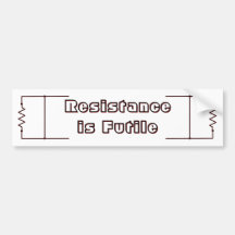 A resistência é inútil adesivo