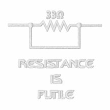 A resistência é inútil camisa polo