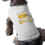 A roupa do animal de estimação da rainha roupas para cães