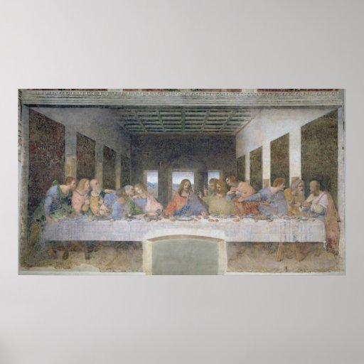 A última ceia, 1495-97 2 pôsteres