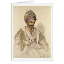Abdullah - Curdo de Bitlis, 1852 Cartao
