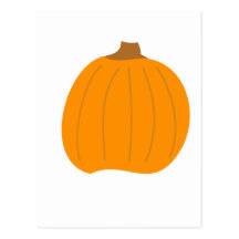 Abóbora outono 2012 Laranja Cartão Postal
