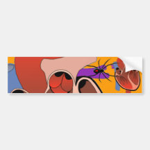 Abra Hearted Adesivos