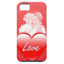 abraço do amor do caso do iPhone 5 Capas iPhone 5