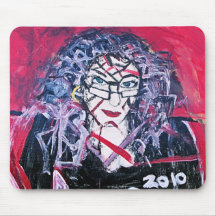 ABSTRACÇÃO SELVAGEM DO CABELO MOUSEPAD