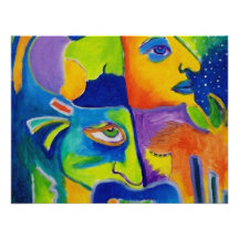 Abstrato 10-18 convites