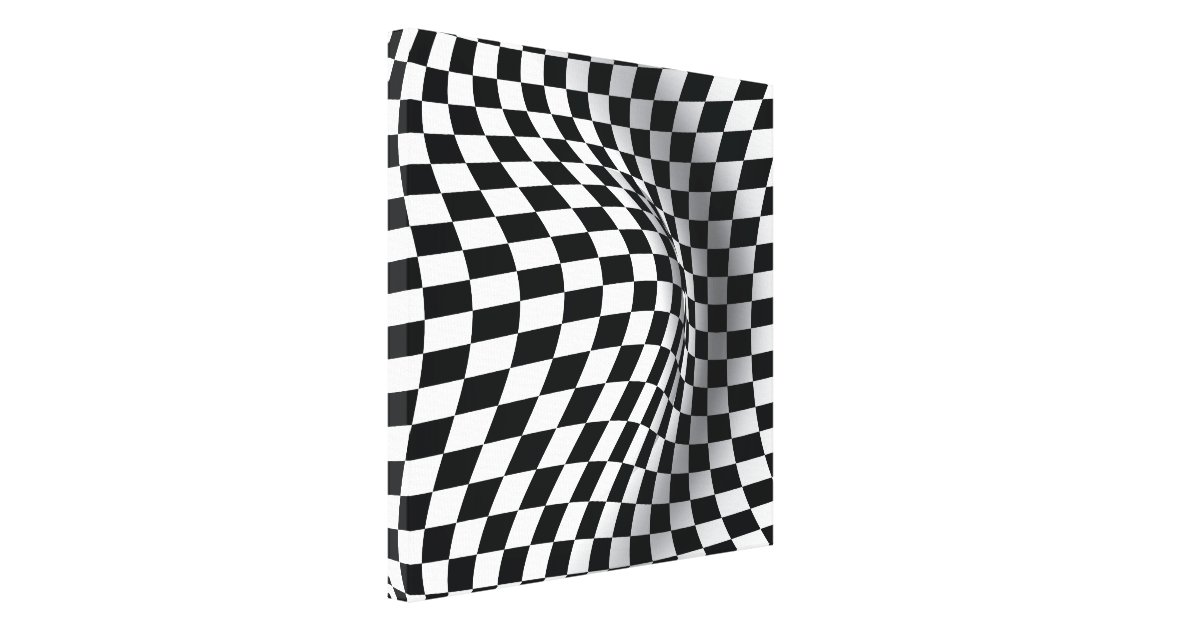 Pintura em tela abstrato preto e branco