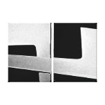 abstrato impressão de canvas esticada