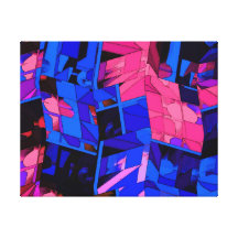 abstrato impressão em tela canvas