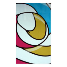 Abstrato - curva cartões de visita