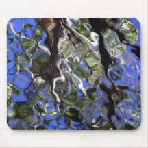Abstrato em uma reflexão mouse pads