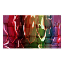 Abstrato Funky da água Cartões De Visita