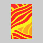 abstrato impressões em tela
