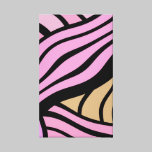 abstrato impressões em tela