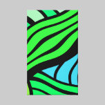 abstrato impressões em tela