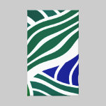 abstrato impressões em tela