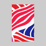 abstrato impressões em tela
