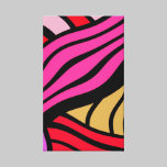 abstrato impressões em tela