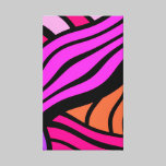 abstrato impressões em tela