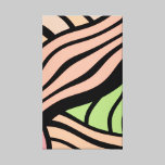 abstrato impressões em tela