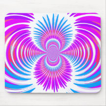 Abstrato psicadélico mouse pads