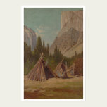 Acampamento indiano no vale de Yosemite (1189) pôsteres
