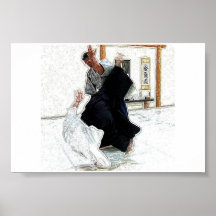 Ação do Aikido Pôsteres