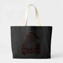 Acredite em Papai Noel Bolsas Para Compras