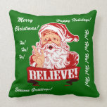 Acredite no travesseiro de Papai Noel