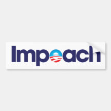 Acuse o autocolante no vidro traseiro de Obama Adesivo