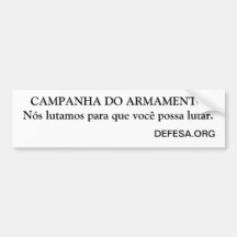Adesivo carro Campanha do Armamento