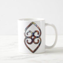 Adinkra-terra-cobre Caneca