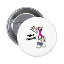 ADN engraçado dos genes agradáveis Boton