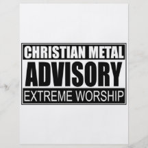 Advisory cristão do metal… panfleto personalizados