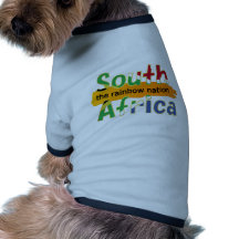 África do Sul: a nação do arco-íris Roupas Para Caes