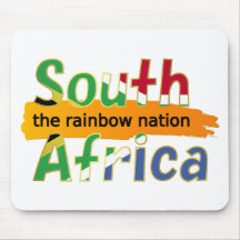 África do Sul: a nação do arco-íris Mouse Pad