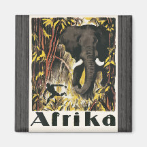 Afrika, vintage ima de geladeira