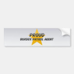 Agente orgulhoso da patrulha fronteiriça adesivo