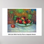 Ainda vida com fruta por Pierre-Auguste Renoir Posters