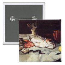 Ainda vida com peixes - Edouard Manet Pins